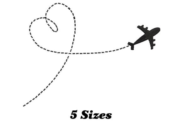 Airplane with Heart Embroidery Review