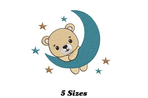 Baby Bear with Moon Embroidery Review
