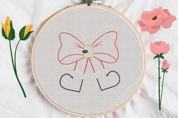 Bow Christmas Embroidery Design Review