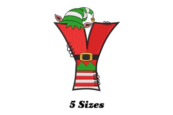 Elf Letter Y Christmas Embroidery Review