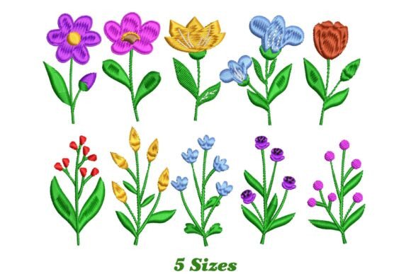Enchanting Wildflower Art Review for Sweatshirt Embroidery