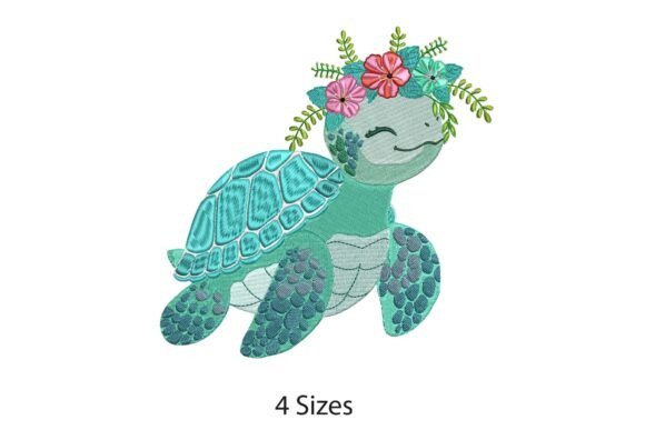 Floral Turtle Embroidery Design Review