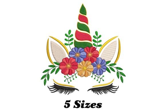 Flower Unicorn Face Embroidery Review