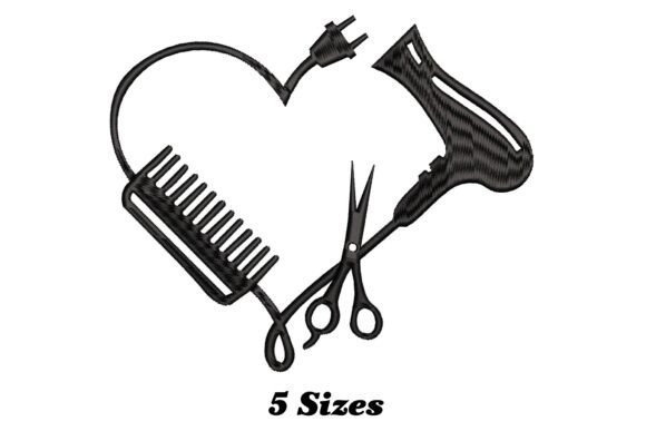 Hairstylist Heart Embroidery Review for Boutique Sweatshirts
