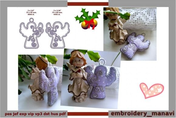 In the Hoop Christmas Ornament Angel Review