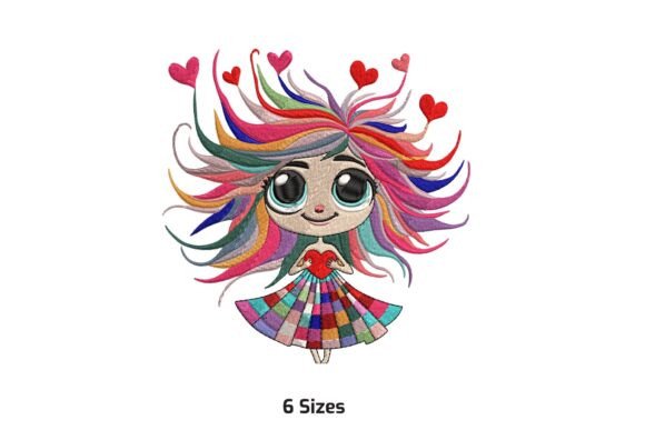 Little Girl with Frazzled Hair Embroidery Review