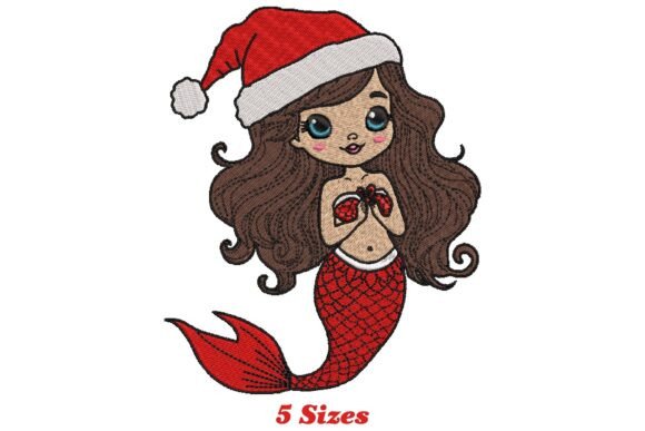 Mermaid Christmas Embroidery Design Review