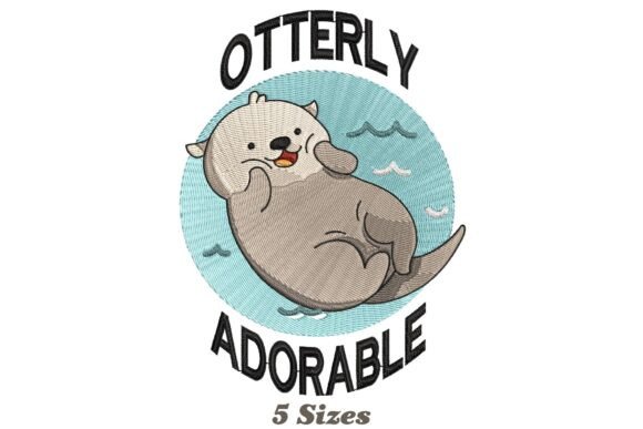 Otterly Adorable Funny Otter Embroidery Review