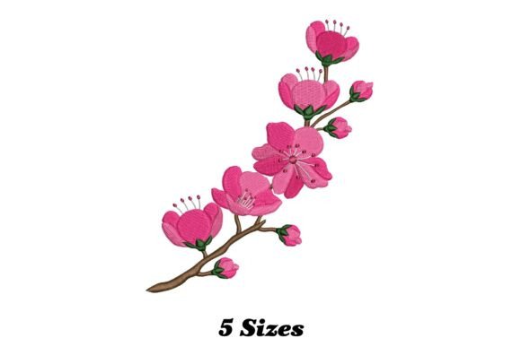 Review of Lovely Cherry Blossom Embroidery Design