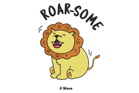 Roarsome Cute Lion Embroidery Review