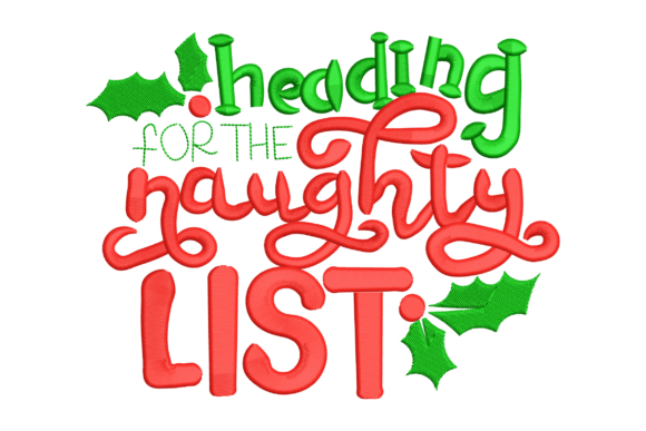 The Naughty List Christmas Embroidery Design Review